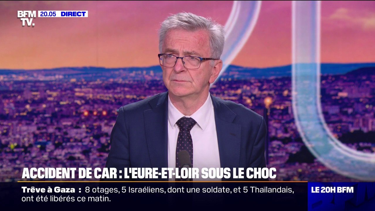 Accident de car en Eure-et-Loir: "Nous attendons avec une grande impatience que les responsabilités soient établies", affirme François Bonneau (président de la région Centre-Val-de-Loire)