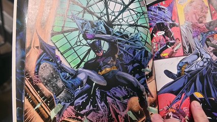 Shrewsbury Comic Artist Mike Perkins, with his latest releases.