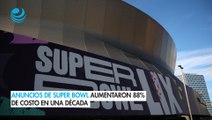 Anuncios de Super Bowl aumentaron 88% de costo en una década