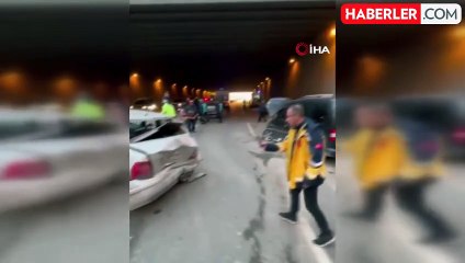 Malatya'da Trafik Kazası: 4 Araç Çarpıştı, 7 Yaralı