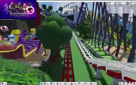 Roblox theme park tycoon 2 coaster #Boosteroid #roblox