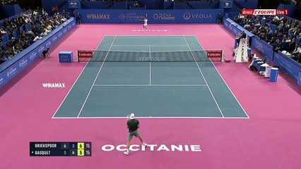 Gasquet s'incline sur le fil face à Griekspoor - Tennis - Open Occitanie