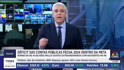 Déficit das contas públicas do governo fecham 2024 dentro da meta; Vinicius Torres Freire comenta