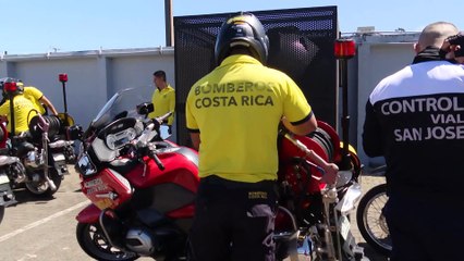 Pase en vivo - Servicios de rescate se capacitaron en uso de motocicletas