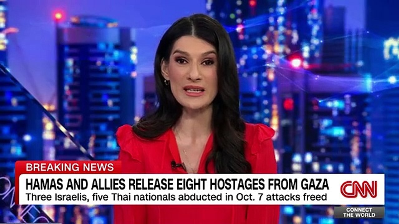 Eight hostages released from Gaza amid 'shocking’ scenes