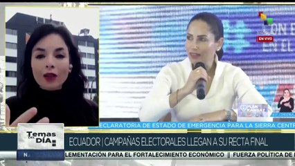 Campañas electorales llegan a su recta final en Ecuador.