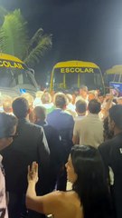 Jerônimo Rodrigues é recepcionado por batalhão de prefeitos em encontro da UPB