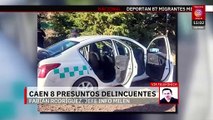 Ocho presuntos miembros de la Familia Michoacana fueron detenidos en Temascalcingo, Edomex