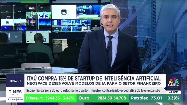 Itaú anuncia compra de 15% de startup brasileira especializada em IA com foco em negócios