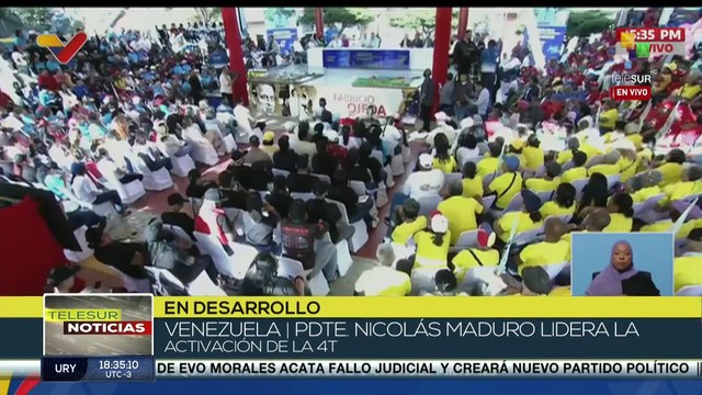 Pdte. Maduro lidera encuentro con los equipos promotores y la activación de la 4T