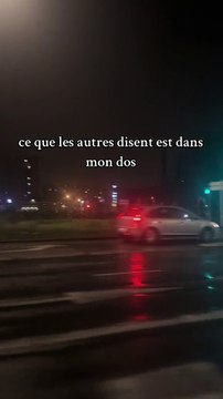 Les avis des autres sur ma vie ne sont que des bruits lointains dans mon univers