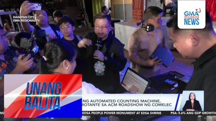 Tamang paggamit ng automated counting machine, itinuro sa mga botante sa ACM Roadshow ng Comelec | Unang Balita