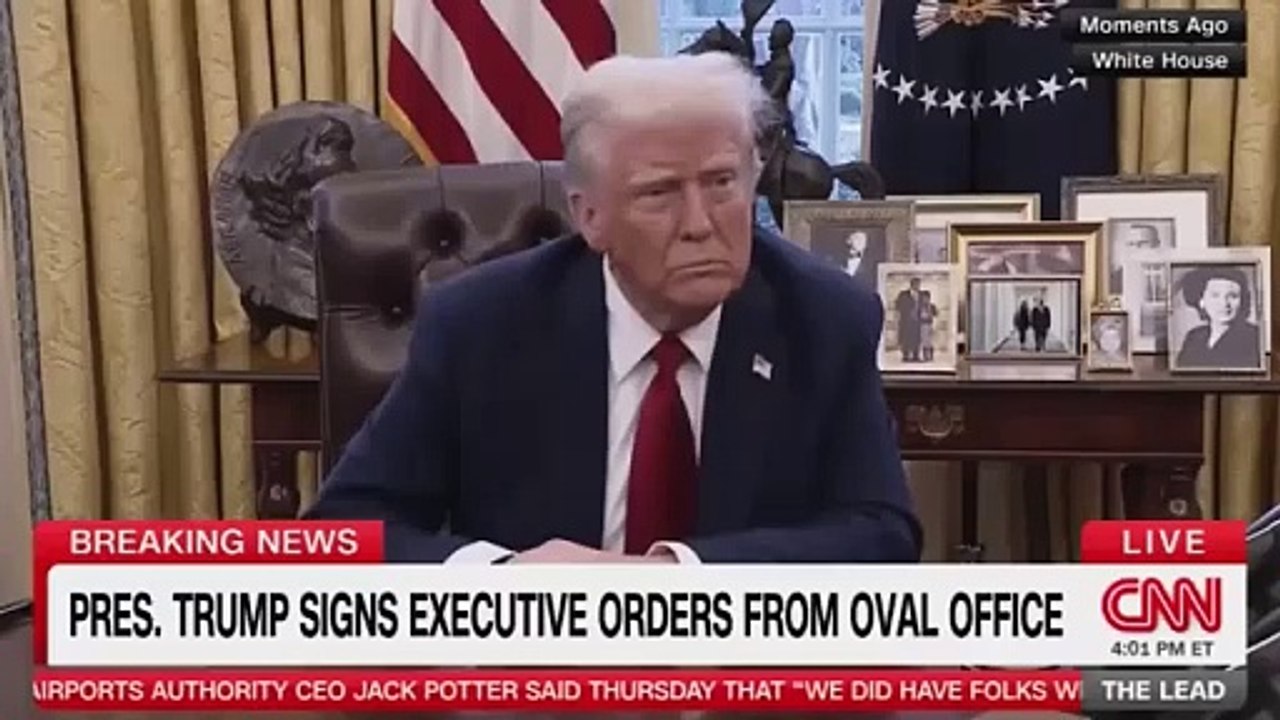 Trump jokingly asks reporter if he should swim to visit Washington DC plane crash site