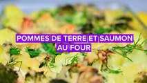 Cuit au four : casserole de pommes de terre au saumon
