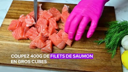 Cuit au four : casserole de pommes de terre au saumon