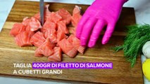 Al forno: Salmone e patate gratinati