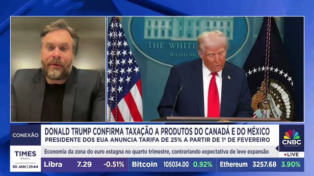 Trump sobretaxa dois grandes parceiros comerciais; doutor em economia do Mackenzie analisa