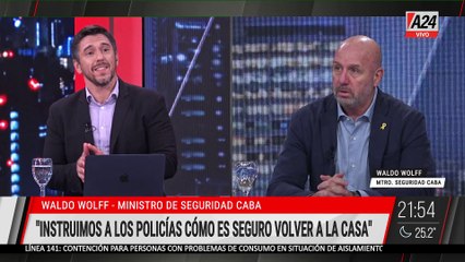 🔴WALDO WOLFF: "Hay más de un enfrentamiento por día con policías"