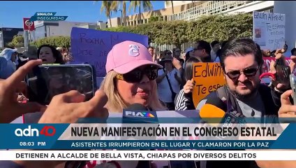 Ciudadanos se manifestaron para pedir justicia por el incremento de violencia en Culiacán, Sinaloa