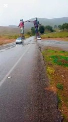 Las gigantescas figuras de los guerreros Tinku en Potosí