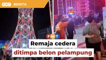 Remaja cedera ditimpa belon pelampung, polis siasat taman tema