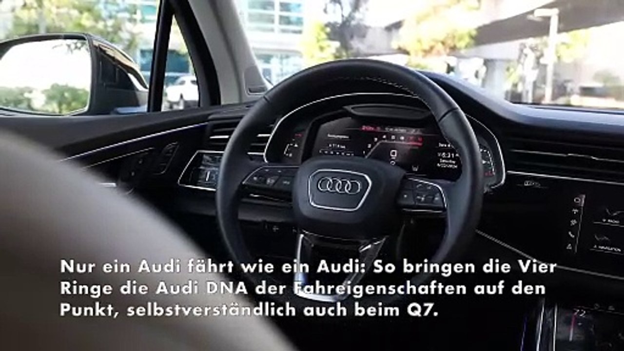 Der überarbeitete Audi Q7 - Sicher auf jedem Untergrund- das Fahrwerk mit Audi DNA