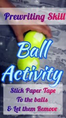 Kids Ball Activity|Concentration|Fine Motor Skill Improvement|Hand Eye Coordination|