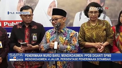 PPDB Diganti SPMB, Begini Penjelasan Mendikdasmen Soal 4 Jalur Penerimaan