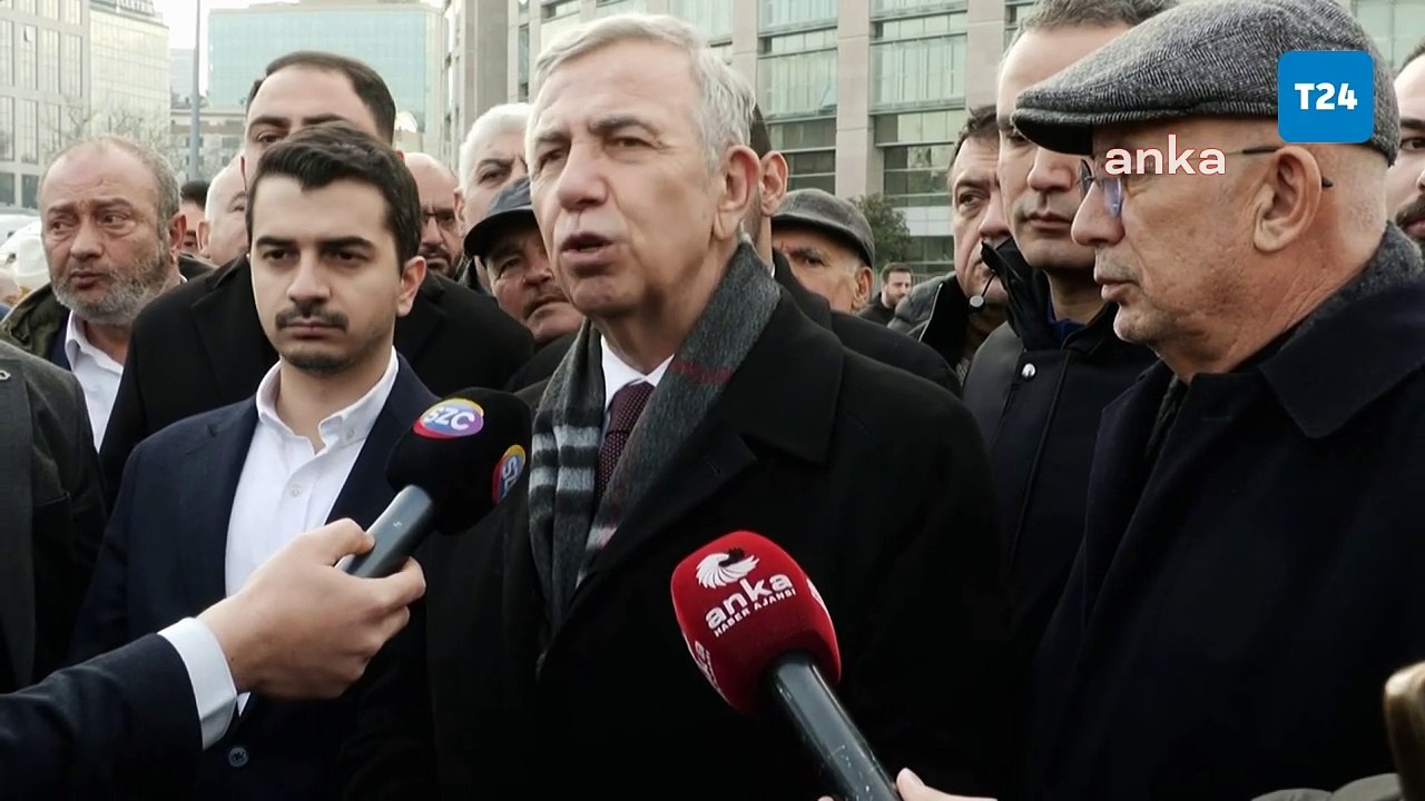 Mansur Yavaş, İmamoğlu'na destek için Çağlayan'da: Konuşması ardından açılan soruşturma yargıya gölge düşürüyor