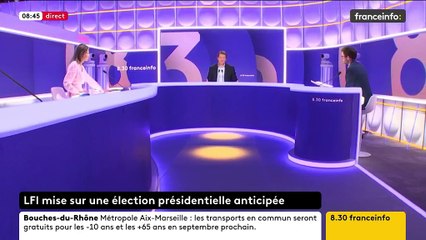 Présidentielle : l'écologiste Yannick Jadot "ne souhaite pas du tout" s'aligner "derrière Jean-Luc Mélenchon"