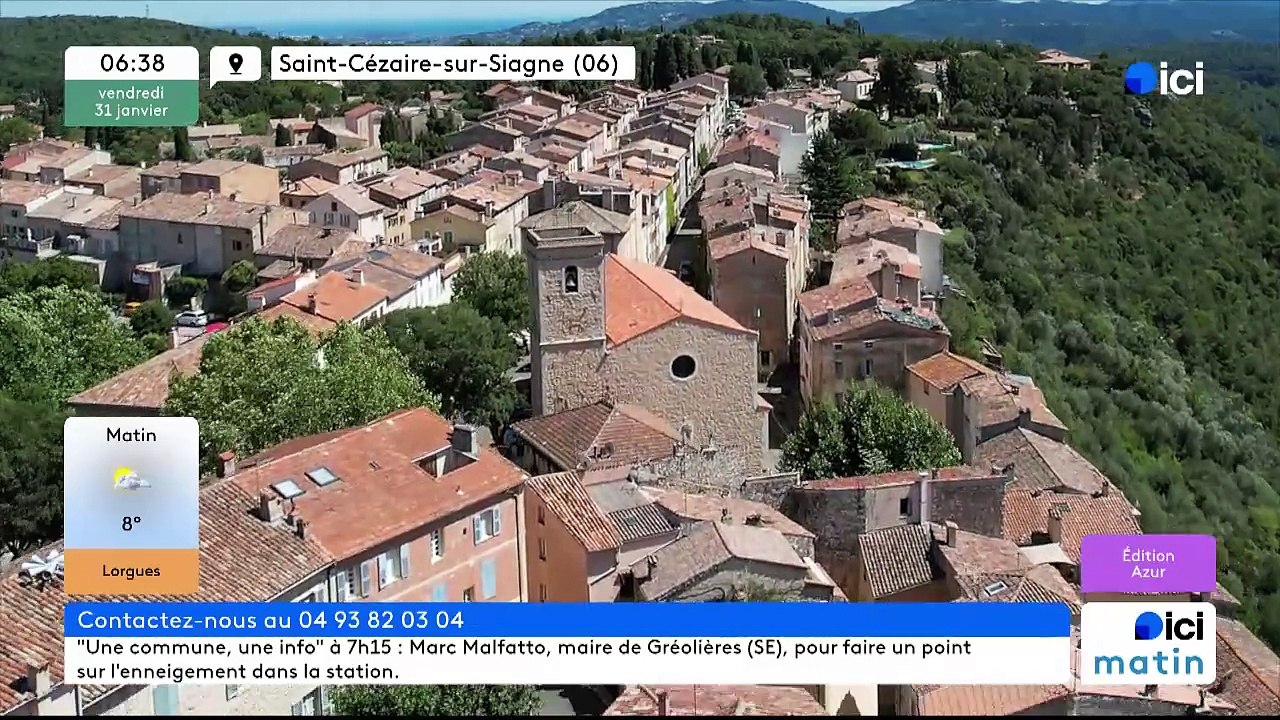 31/01/2025 - ici matin par ici Azur en vidéo