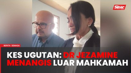 Bekas isteri Harith Iskander menangis di luar mahkamah