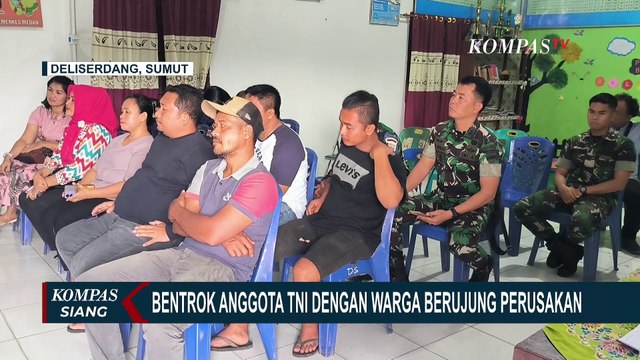 Pasca Bentrokan di Deli Serdang, TNI Pastikan Ganti Rugi Kerusakan Warga