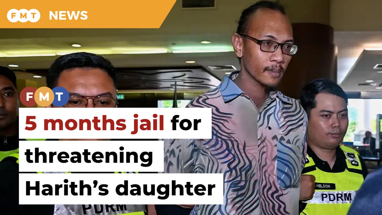 Labourer jailed 5 months for threatening Harith’s daughter