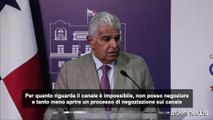 Presidente Panama: su Canale non discutiamo con Trump