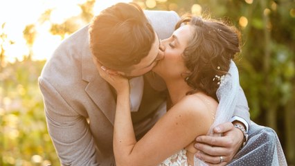 Woman who lost leg to cancer and given six months to live marries husband