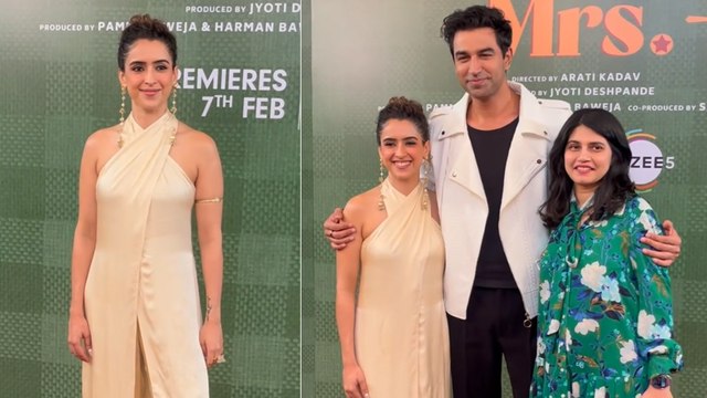 Sanya Malhotra Clicked In Her Classy Charismatic Look For The Promotional Event Of Her Film 'Mrs.'