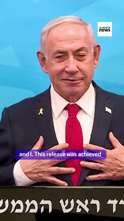 Netanyahu denounces ‘shocking scenes’ at hostage release