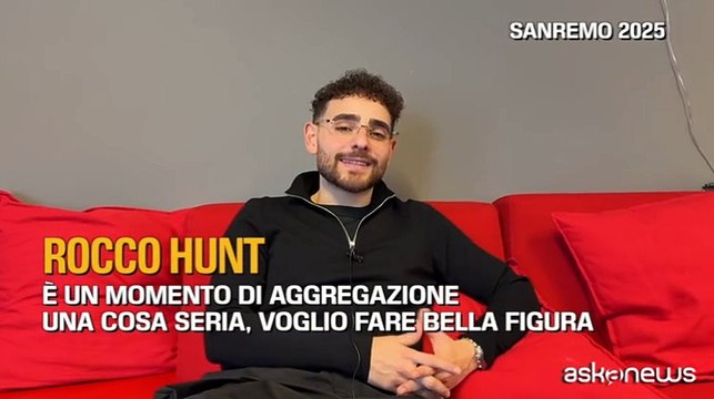 Rocco Hunt a Sanremo 2025 con «un brano di denuncia e amore per la propria terra»