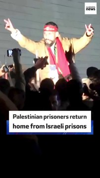Palestinian prisoners return home from Israeli prisons