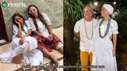 "Polêmicas no mundo dos famosos: Anitta perde seguidores, Rafa Kalimann deixa escola de samba e Karla Gascón se retrata sobre Fernanda Torres."
