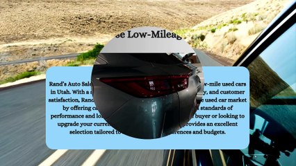 Rand's Auto Sales - Top-Quality Low-Mile Used Cars in Utah
