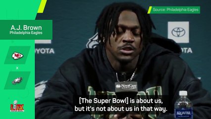 Philadelphia's A.J. Brown clarifies 'paid actor' comments