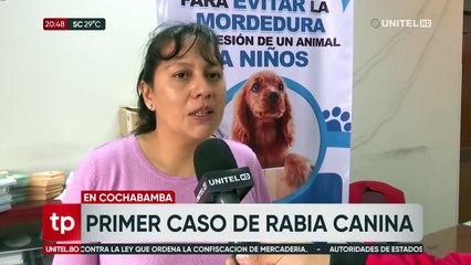 Primer caso positivo de rabia en Cochabamba, el perro llegó a morder a dos personas