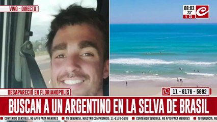Desesperada búsqueda de turista argentino en Brasil: se internó en la selva y nunca regresó