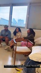 Internada, Preta Gil recebe visita de familiares e amigos após cirurgia; veja o vídeo
