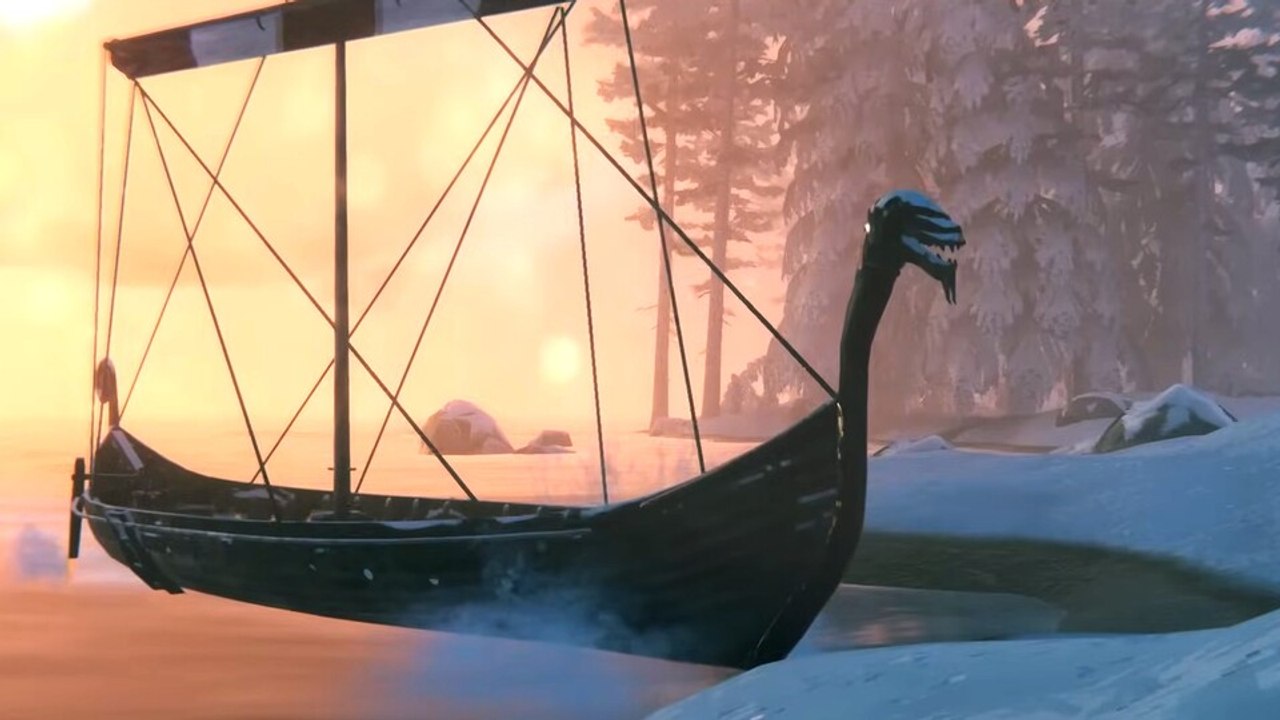 Valheim deep north: eine mutige wikingerin folgt im teaser dem ruf des eisigen nordens