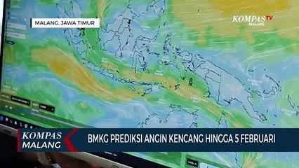 BMKG Prediksi Angin Kencang Terjadi Hingga 5 Februari 2025