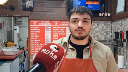40 yıllık kasap pahalılığa isyan etti: "Ülke zor durumda! 20 gram kıyma alanlar var"