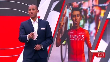 ¡Como una moto! Egan Bernal marcó récord en el Alto de Patios